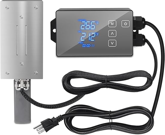 120V 100W Electric Heat Magnet Heater with Smart Temperature Controller (32-302°F Adjustable)