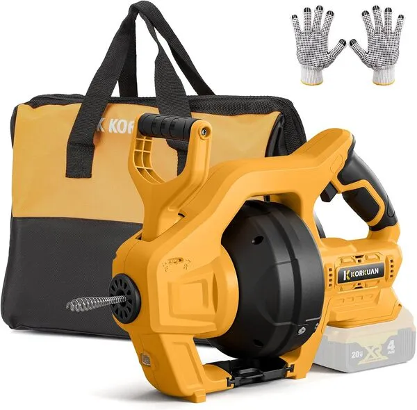 Cordless Drain Auger (DeWalt Compatible)