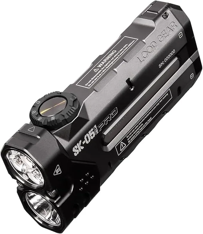 LOOP GEAR SK05Pro Flat LED Flashlight with 8000mAh Power Bank
