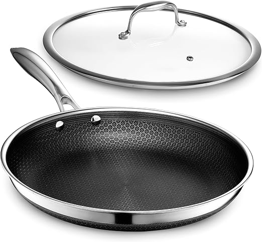 HexClad Hybrid Nonstick 12-Inch Frying Pan