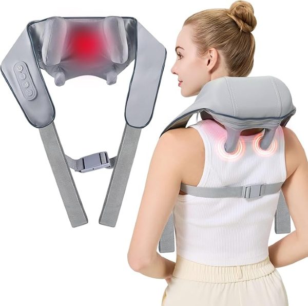 Mgfdget Wireless Kneading Neck & Shoulder Massager