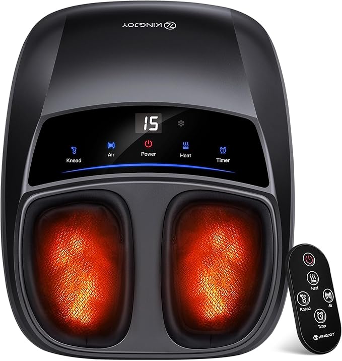 KINGJOY Foot Massager with Heat
