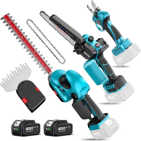 SEESII 3-in-1 Cordless Pruner Kit