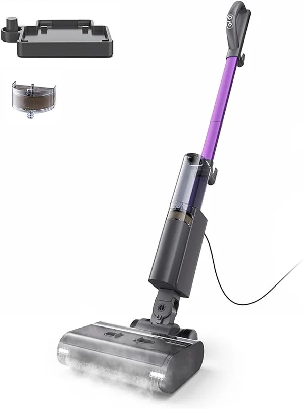 SUNSMAI Steam Mop for Floor Cleaning, Lightweight Electric Mop with Deep Steam