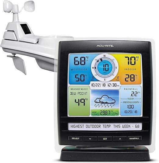AcuRite Iris (5-in-1) Indoor/Outdoor Wireless Weather Station