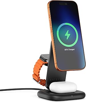 Satechi 3-in-1 Qi2 Wireless Charging Station